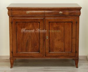 110cm classic style sideboard in solid walnut wood